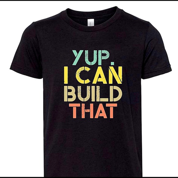NEW Yup I can build that Men’s carpenter tee - Picture 1 of 1